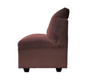 Set 2 butacas 1 cuerpo Mateo chenille PP café