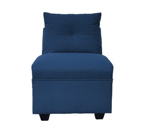 Butaca 1 cuerpo Mateo chenille PP azul