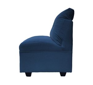 Butaca 1 cuerpo Mateo chenille PP azul