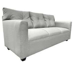 Sofá 3 cuerpos Mateo chenille PP gris