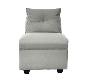 Butaca 1 cuerpo Mateo chenille PP gris