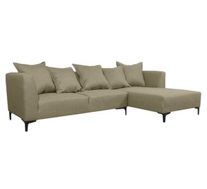 Seccional 3 cuerpos Cordelia chenille beige