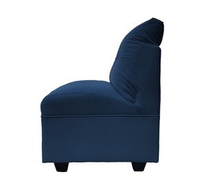 Set 2 butacas 1 cuerpo Mateo chenille PP azul