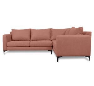 Seccional 3 cuerpos Alanna chenille palo rosa