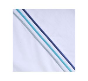 Juego sábanas súper king 144 hilos Line azul