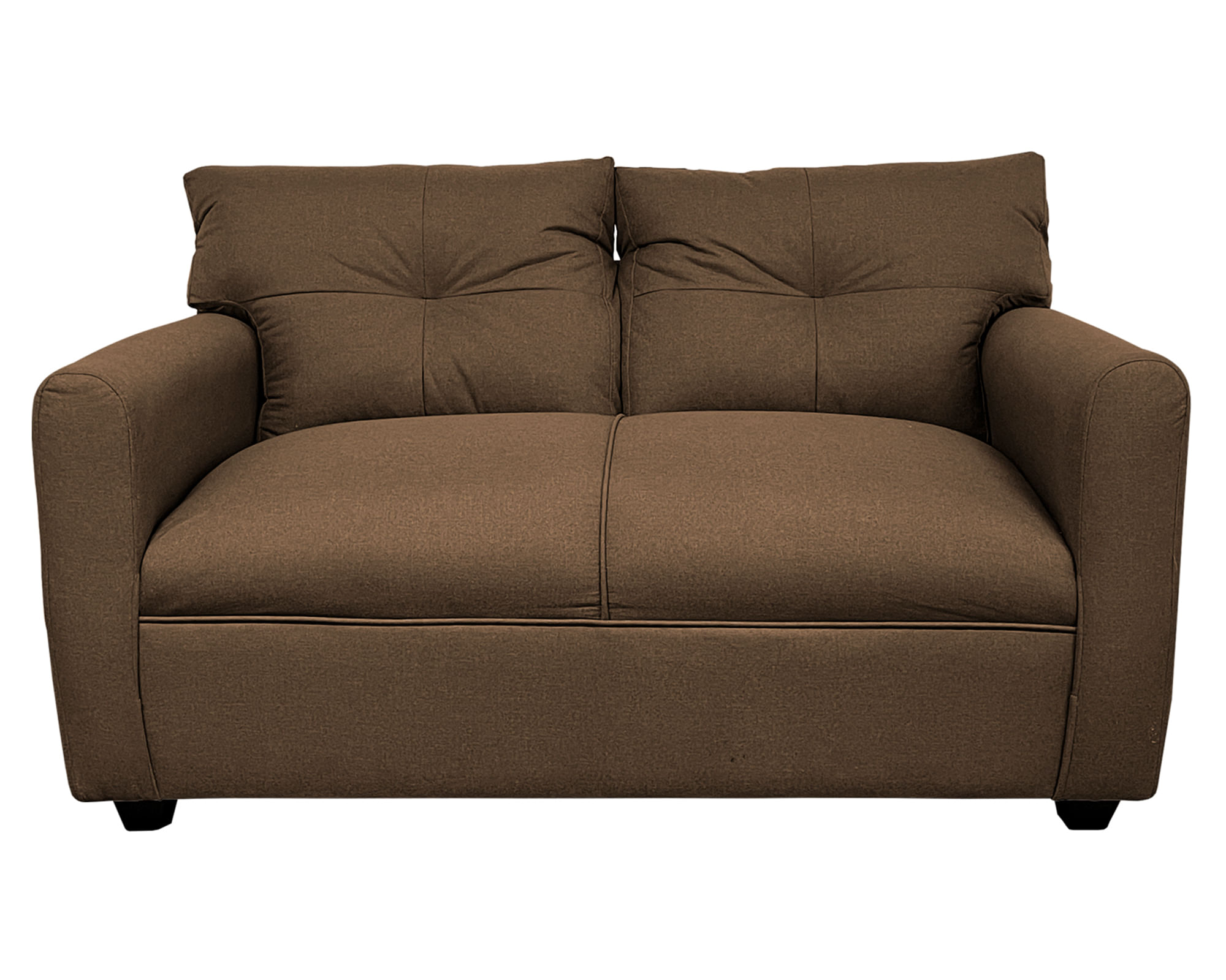 Sofás Home Sofá 2 cuerpos Mateo chenille PP café