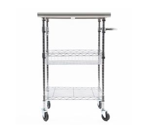 Carro organizador cocina Inox 94x61x51 cm