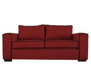 Sofá 3 cuerpos Gabro chenille rojo