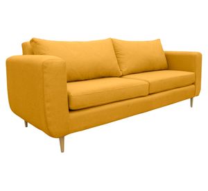 Sofá 2 cuerpos Bollen chenille ambarino
