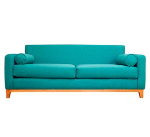 Sofá 2 cuerpos Meli chenille turquesa