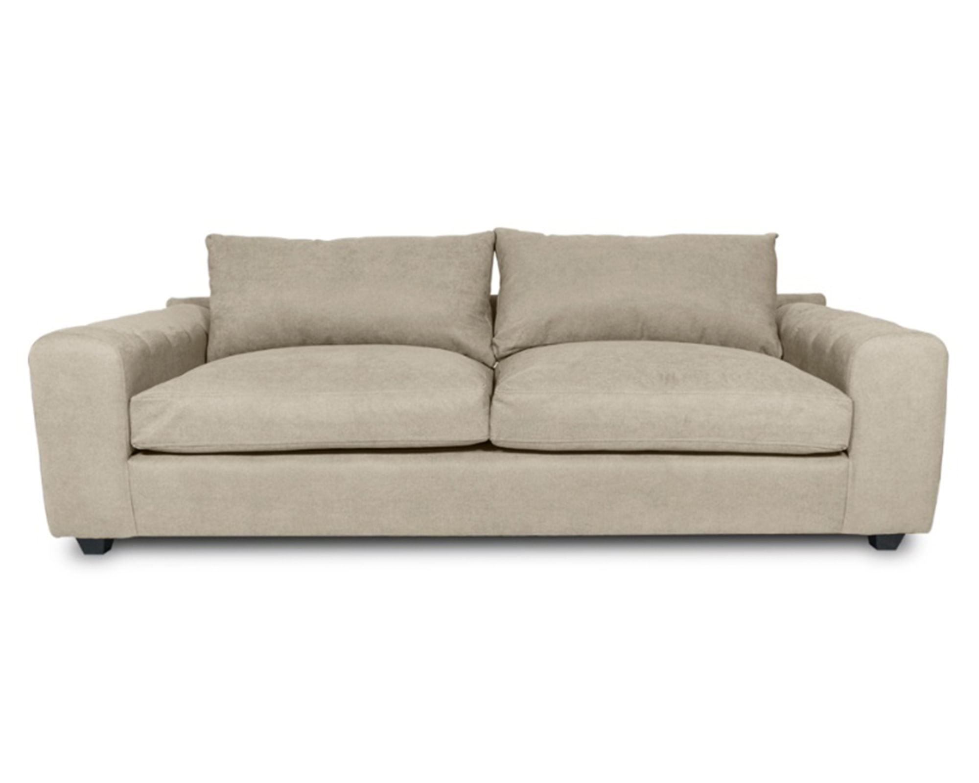 Sofás Home Sofá 2 cuerpos Briana chenille beige