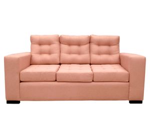Sofá 3 cuerpos Antu tela palo rosa