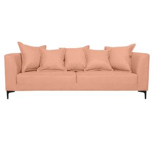 Sofá 3 cuerpos Cordelia chenille palo rosa
