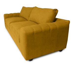 Sofá 3 cuerpos Briana chenille ambarino