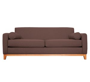 Sofá 3 cuerpos Meli chenille cafe