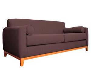 Sofá 3 cuerpos Meli chenille cafe