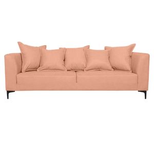 Sofá 2 cuerpos Cordelia chenille palo rosa