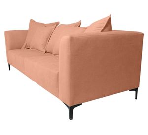 Sofá 2 cuerpos Cordelia chenille palo rosa