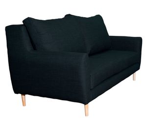 Sofá 2 cuerpos Lenora grafito