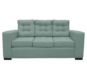 Sofá 3 cuerpos Antu poliéster verde