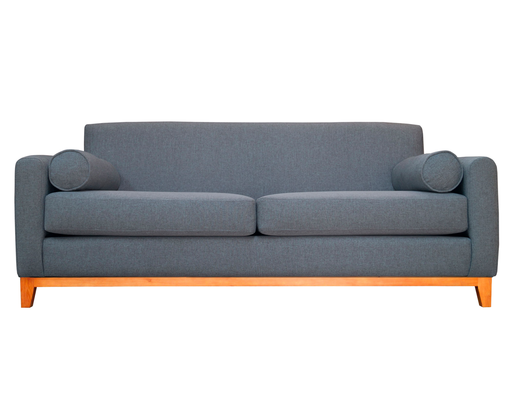 Sofás Home Sofá 3 cuerpos Meli chenille gris