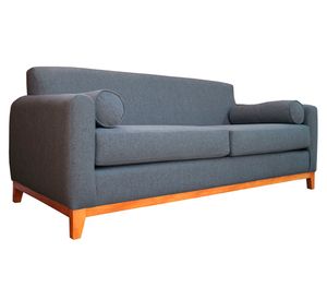 Sofá 3 cuerpos Meli chenille gris