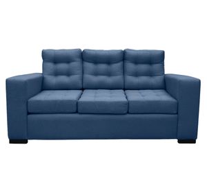 Sofá 3 cuerpos Antu chenille azul
