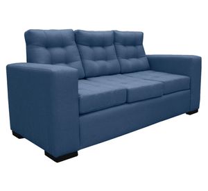 Sofá 3 cuerpos Antu chenille azul