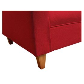 Juego de living 5 cuerpos Mateo chenille PM rojo