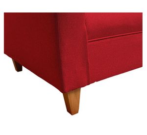 Juego de living 5 cuerpos Mateo chenille PM rojo