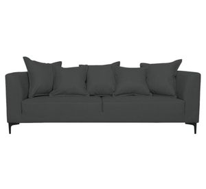 Sofá 3 cuerpos Cordelia chenille grafito