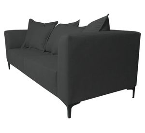 Sofá 3 cuerpos Cordelia chenille grafito