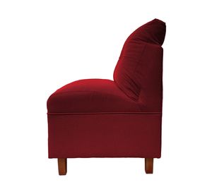 Butaca 1 cuerpo Mateo chenille PM rojo