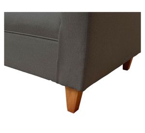 Juego de living 5 cuerpos Mateo chenille PM grafito