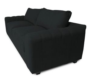 Sofá 3 cuerpos Briana chenille grafito