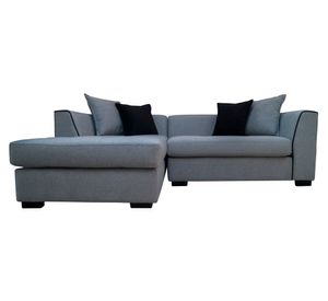 Seccional 3 cuerpos Valencia chenille gris