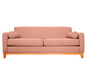 Sofá 2 cuerpos Meli chenille palo rosa