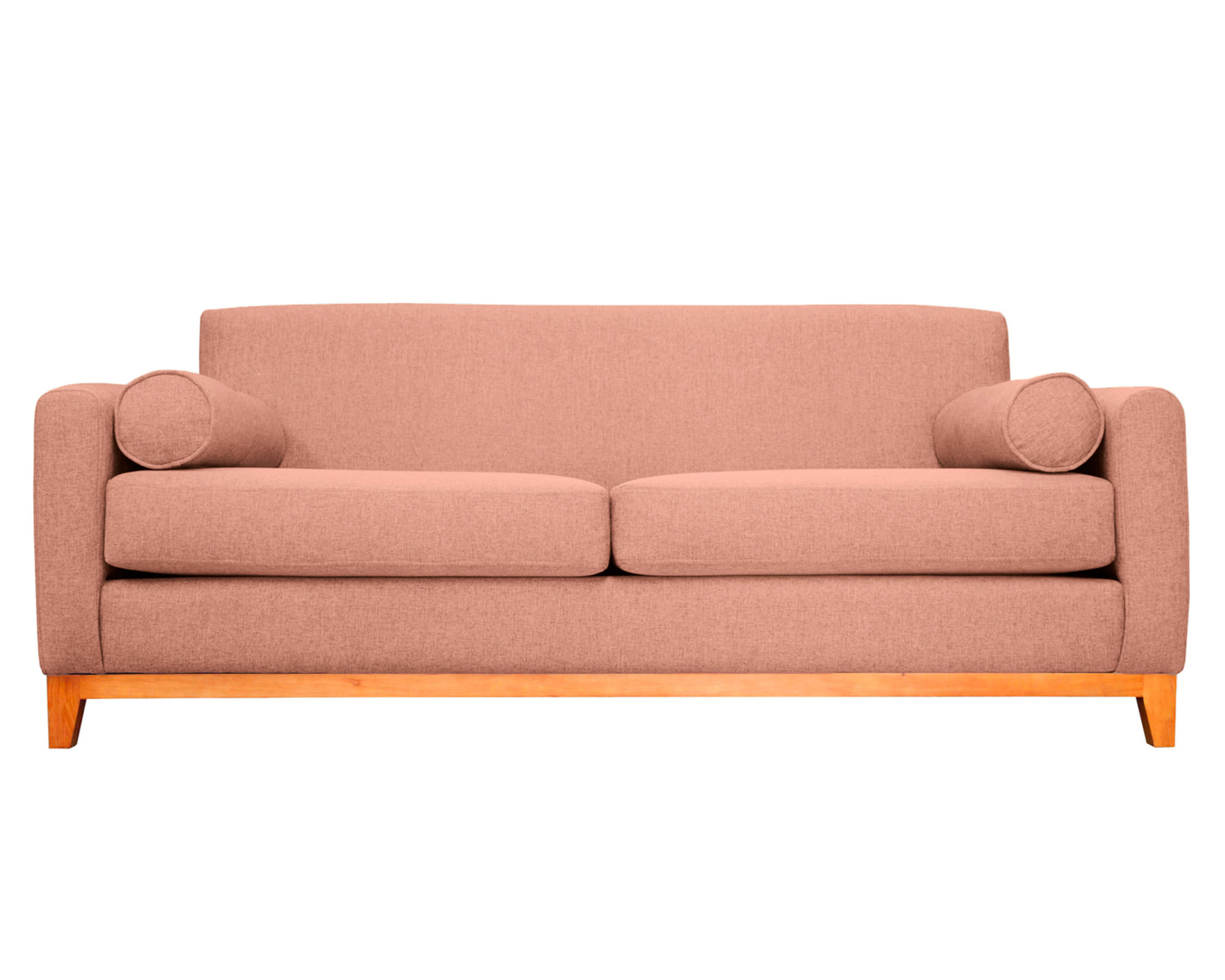 Sofás Home Sofá 2 cuerpos Meli chenille palo rosa