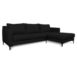 Seccional 3 cuerpos Kaile chenille negro