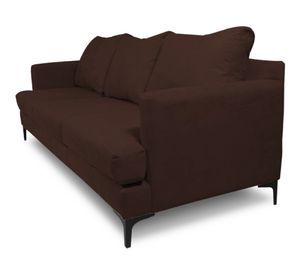 Sofá 3 cuerpos Aldara chenille cafe