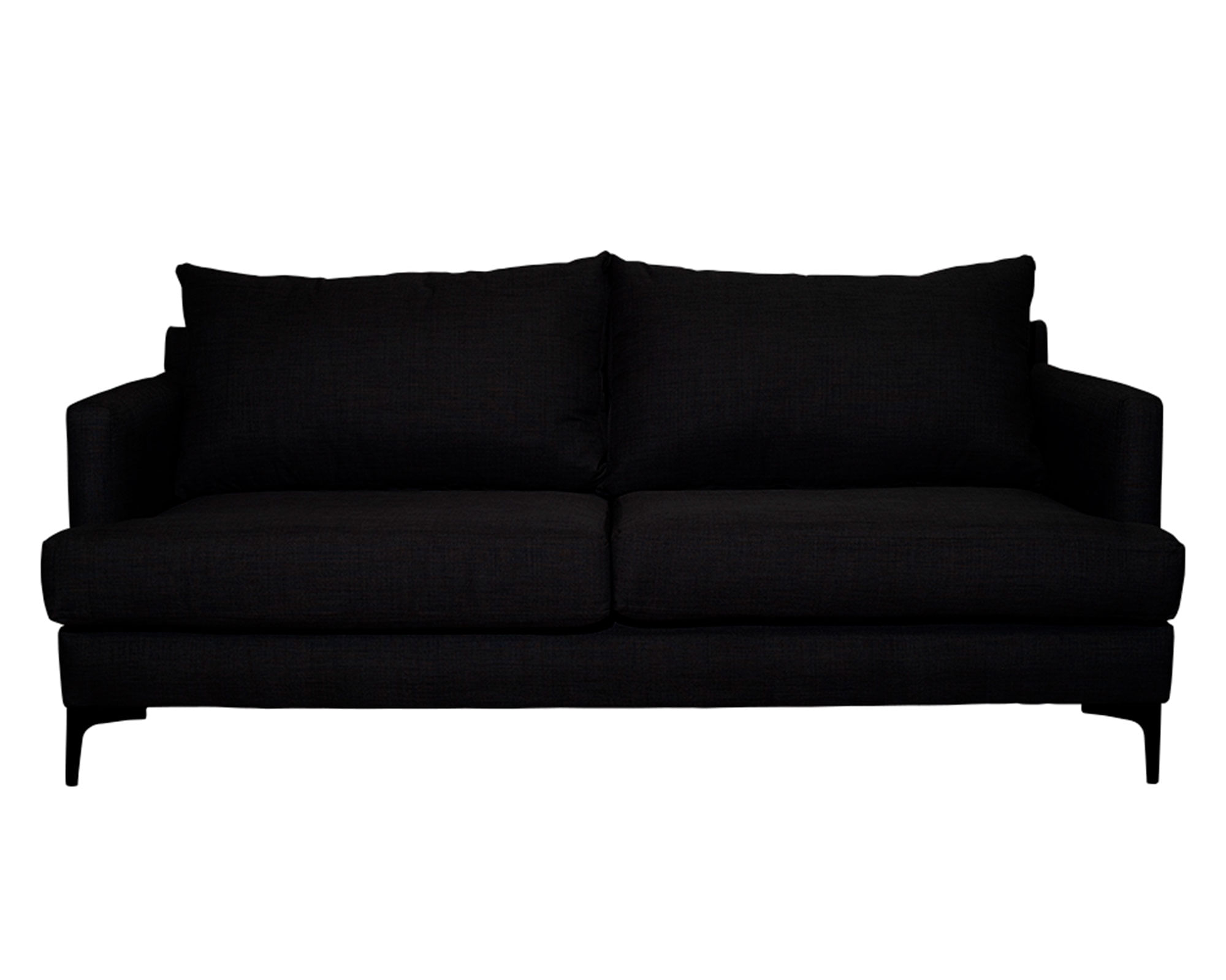 Sofás Home Sofá 2 cuerpos Aldara negro