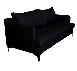 Sofá 2 cuerpos Aldara negro