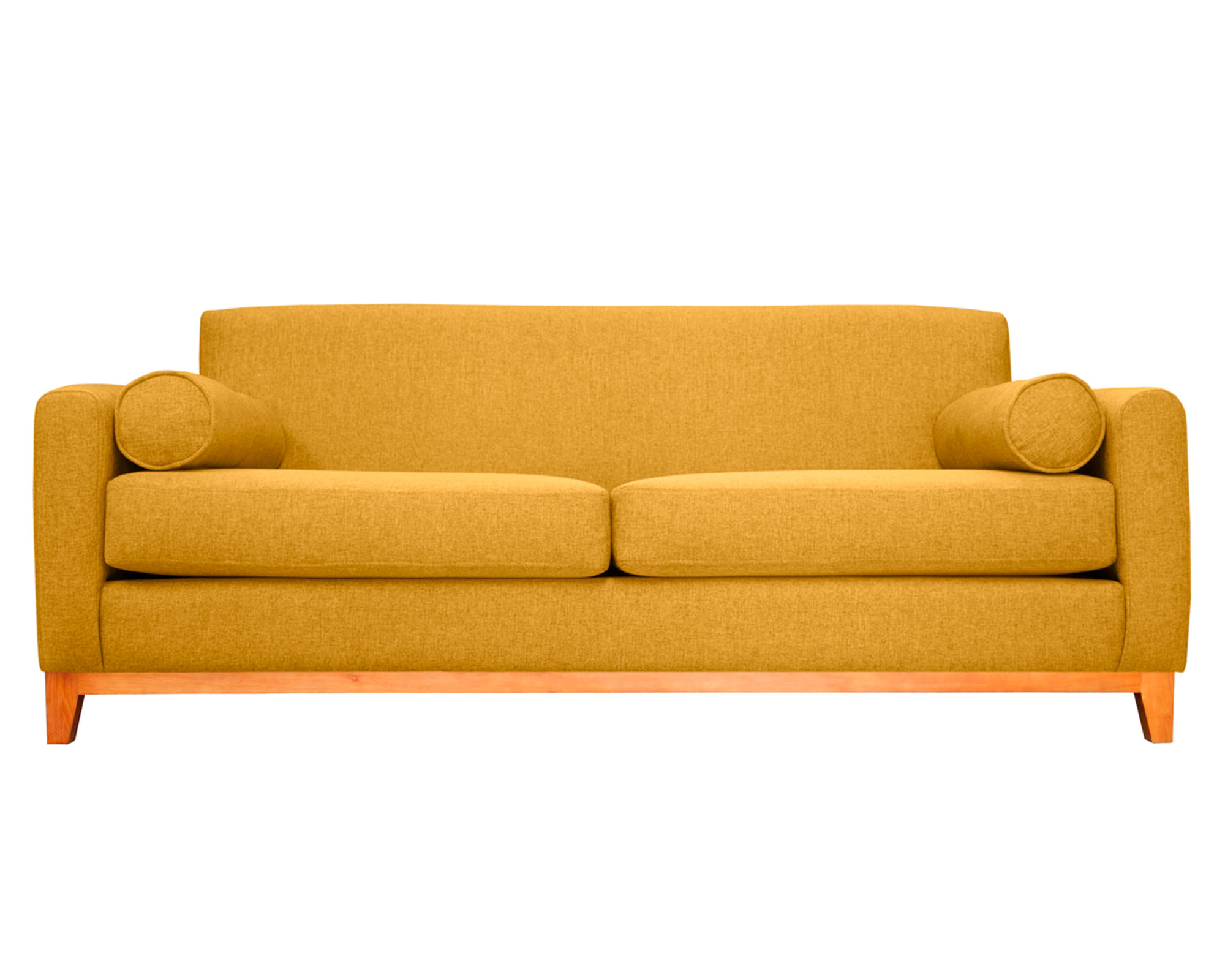 Sofás Home Sofá 2 cuerpos Meli chenille ambarino