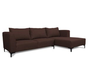 Seccional 3 cuerpos Suria chenille café