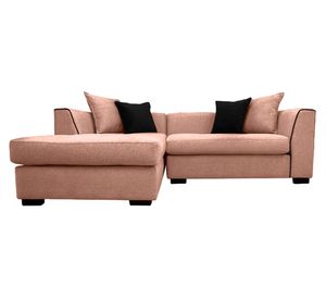 Seccional 3 cuerpos Valencia chenille palo rosa