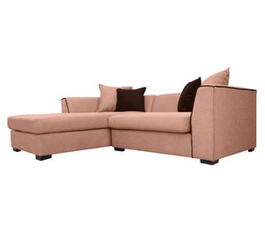 Seccional 3 cuerpos Valencia chenille palo rosa