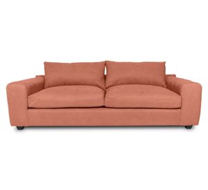 Sofá 2 cuerpos Briana chenille palo rosa