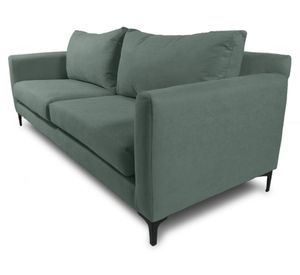 Sofá 2 cuerpos Alanna chenille verde