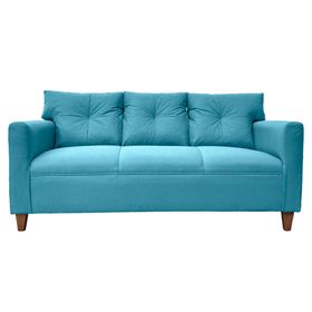 Sofá 3 cuerpos Mateo chenille PM turquesa