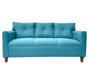 Sofá 3 cuerpos Mateo chenille PM turquesa